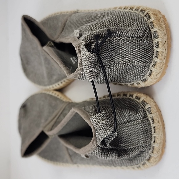 NEW H&M Men's Gray Espadrille Sandals Traditional Jute Soles, sz 10.5 - Picture 6 of 12